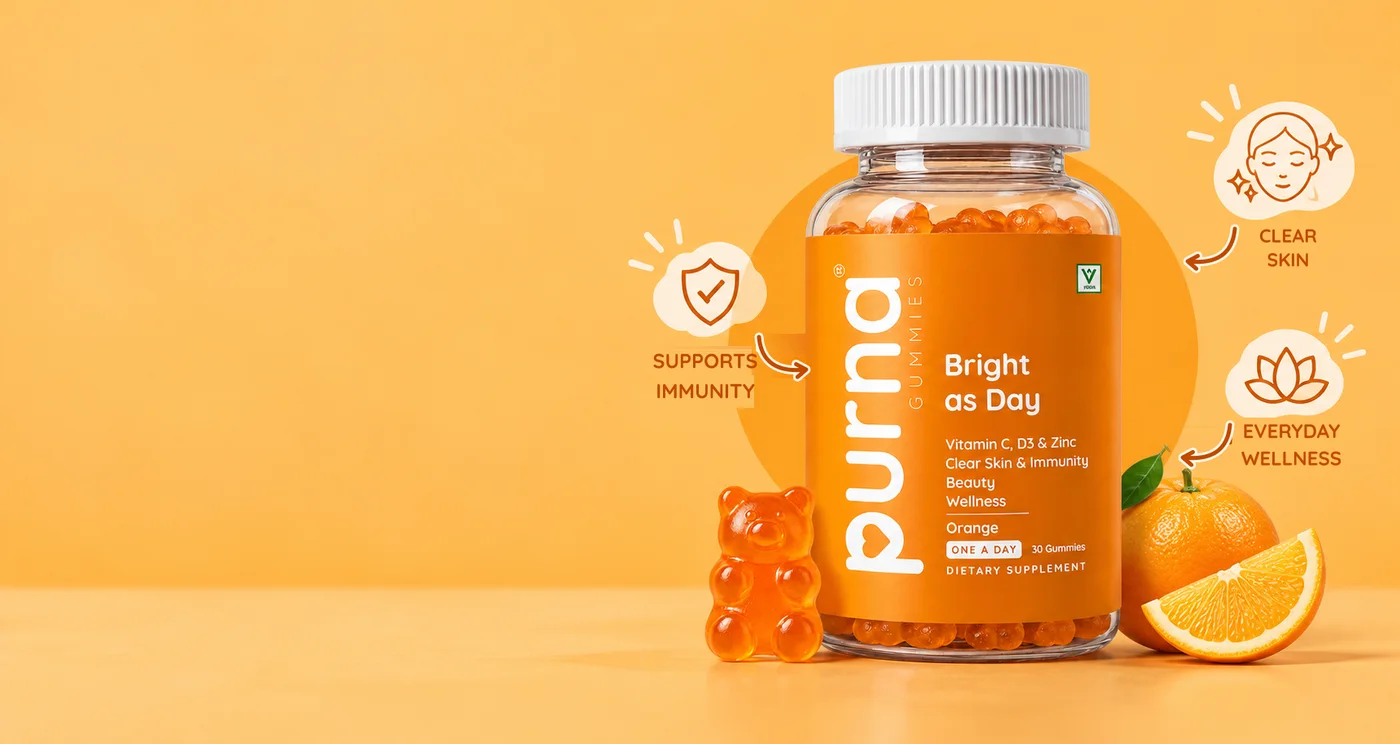 Purna Bright as Day gummies