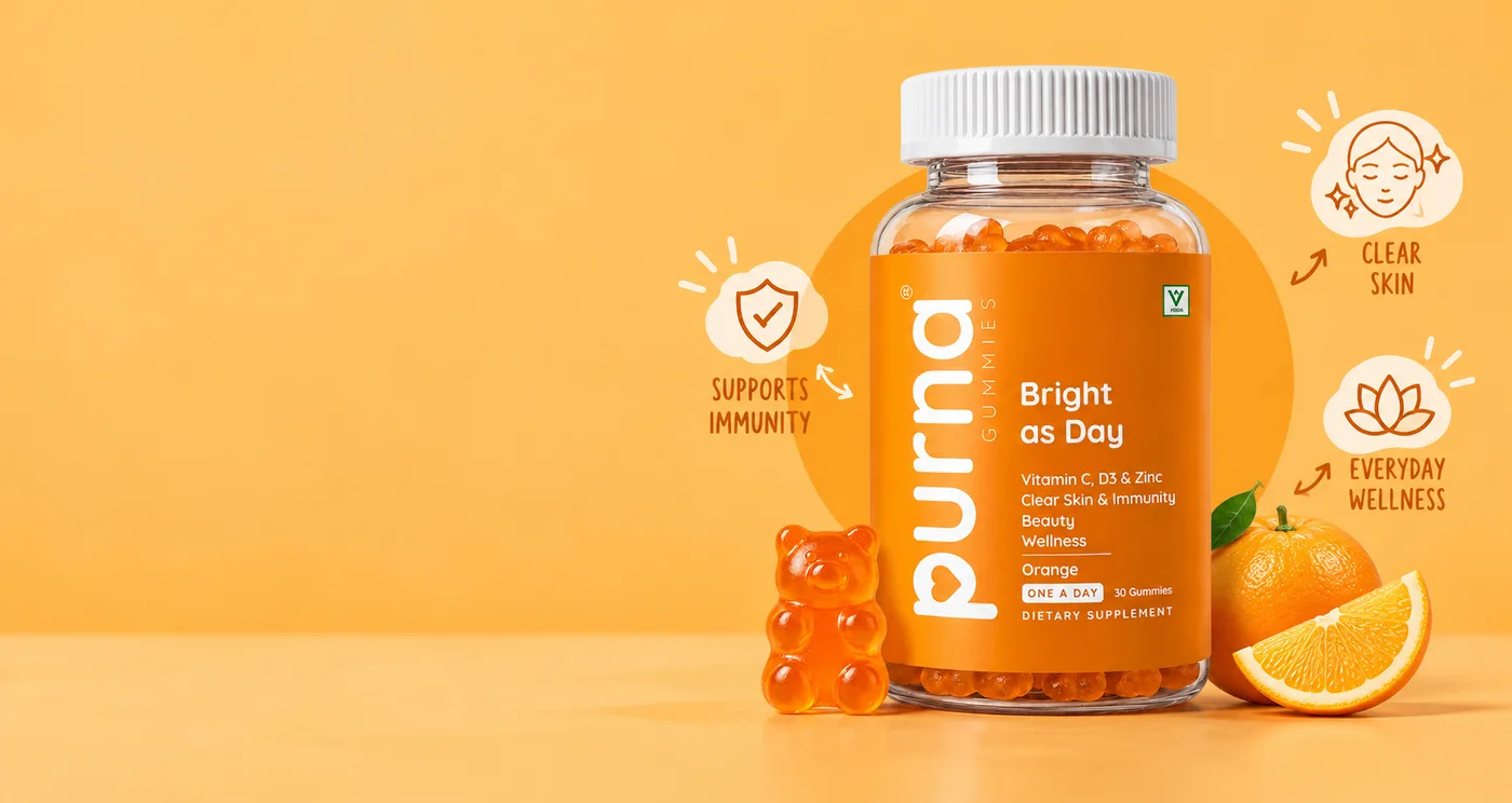 Purna Bright as Day gummies