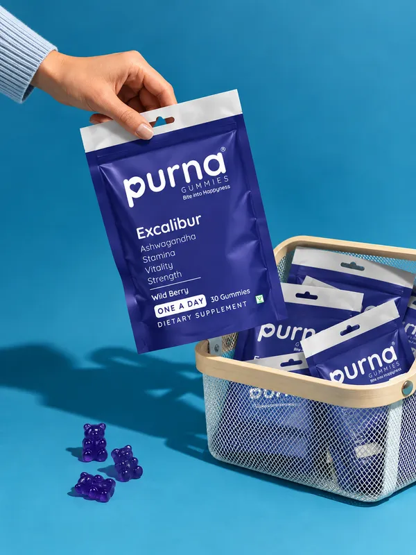 Purna Excalibur Ashwagandha gummies