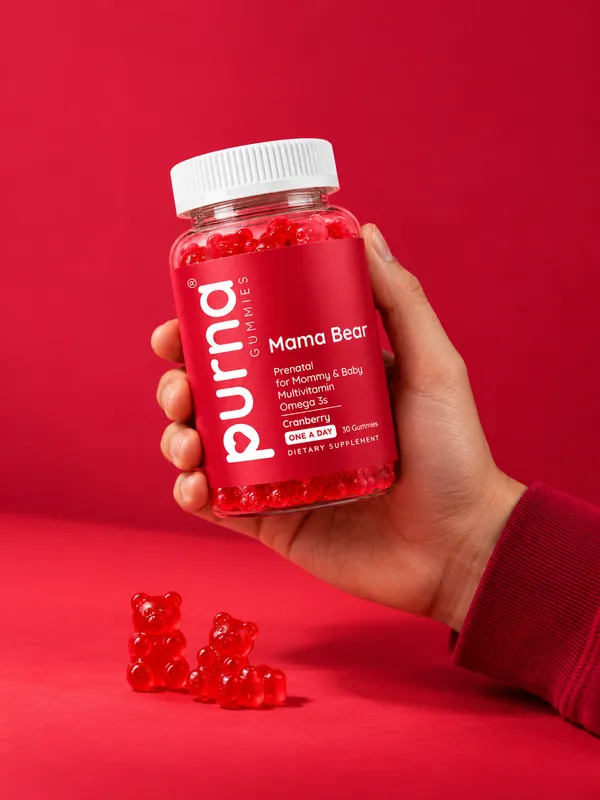 Purna Mama Bear Prenatal gummies