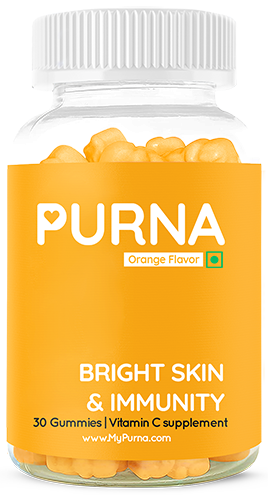 Purna Bright Skin Vitamin C Gummies